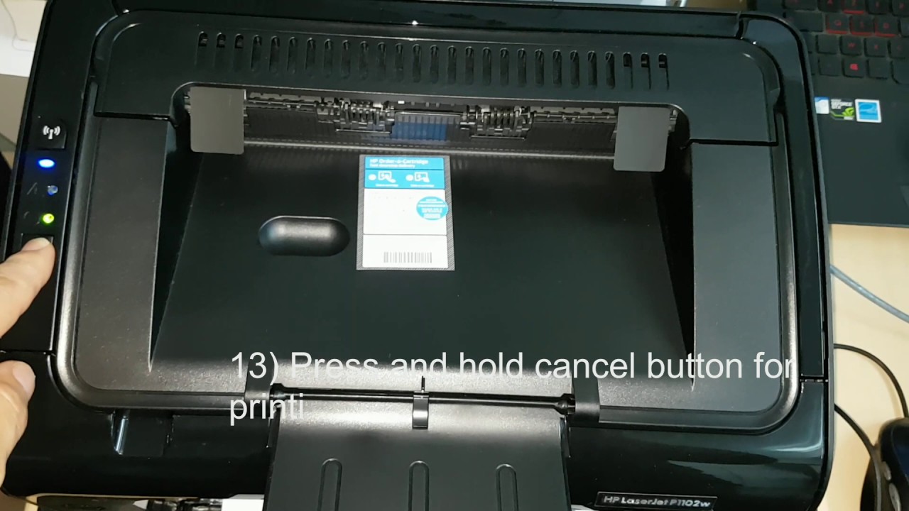 how to print with hp1102w on windows 10